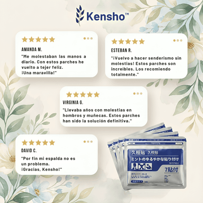 Detalle de tejido transpirable y adhesivo médico de parche para dolor articular.