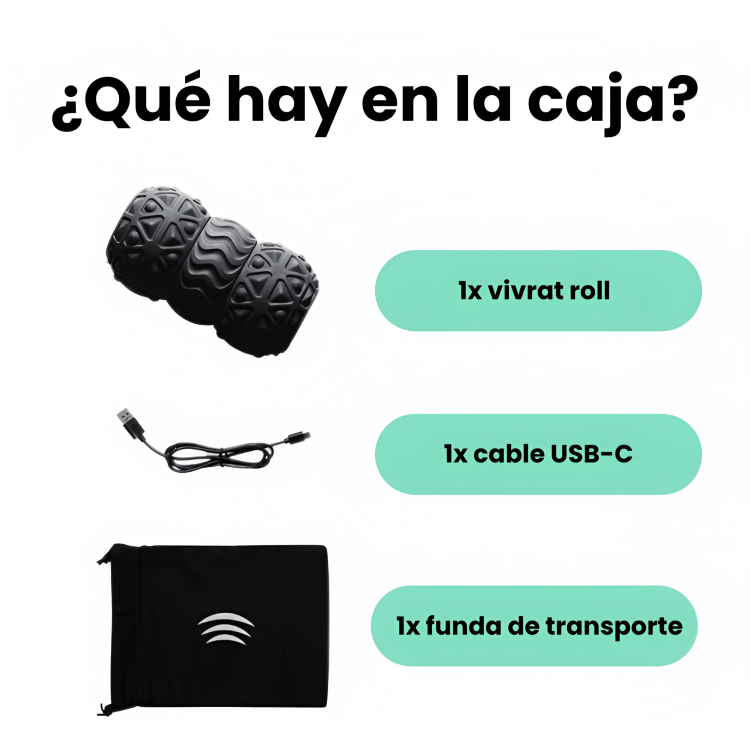 VIVRAT Roll | Rodillo de Masaje Vibratorio