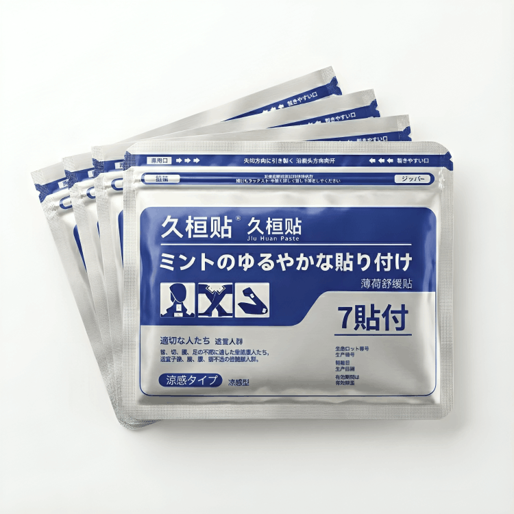 Parche de alivio para dolor cervical y contracturas en el cuello.